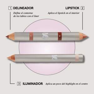 Lip Combo Tamarind y Gloss Carajillo